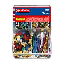 MIX BOX Herlitz sponky, připínáčky 650 ks